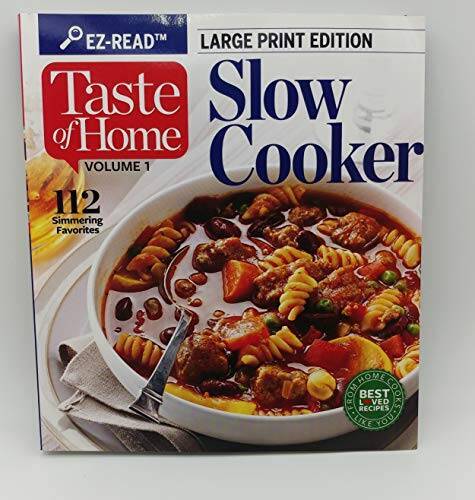 Taste of Home Vol 1 Slow Cooker Large Print Edition - Paperback - VERY GOOD