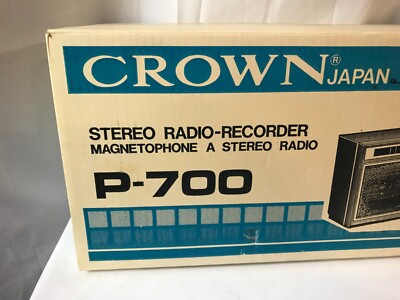 VTG Crown Japan Stereo Radio Recorder Magnetophone Stereo Radio P