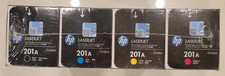 Genuine HP 201A LaserJet CMYK Toner Set CF400AQ1 CF400A CF401A CF402A CF403A