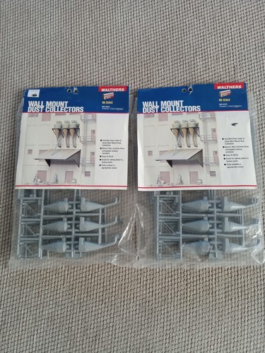 Lote de 2 artículos de Walthers escala ho modelo 933-5310/montaje en pared colectores de polvo/nuevo | Zustand: New