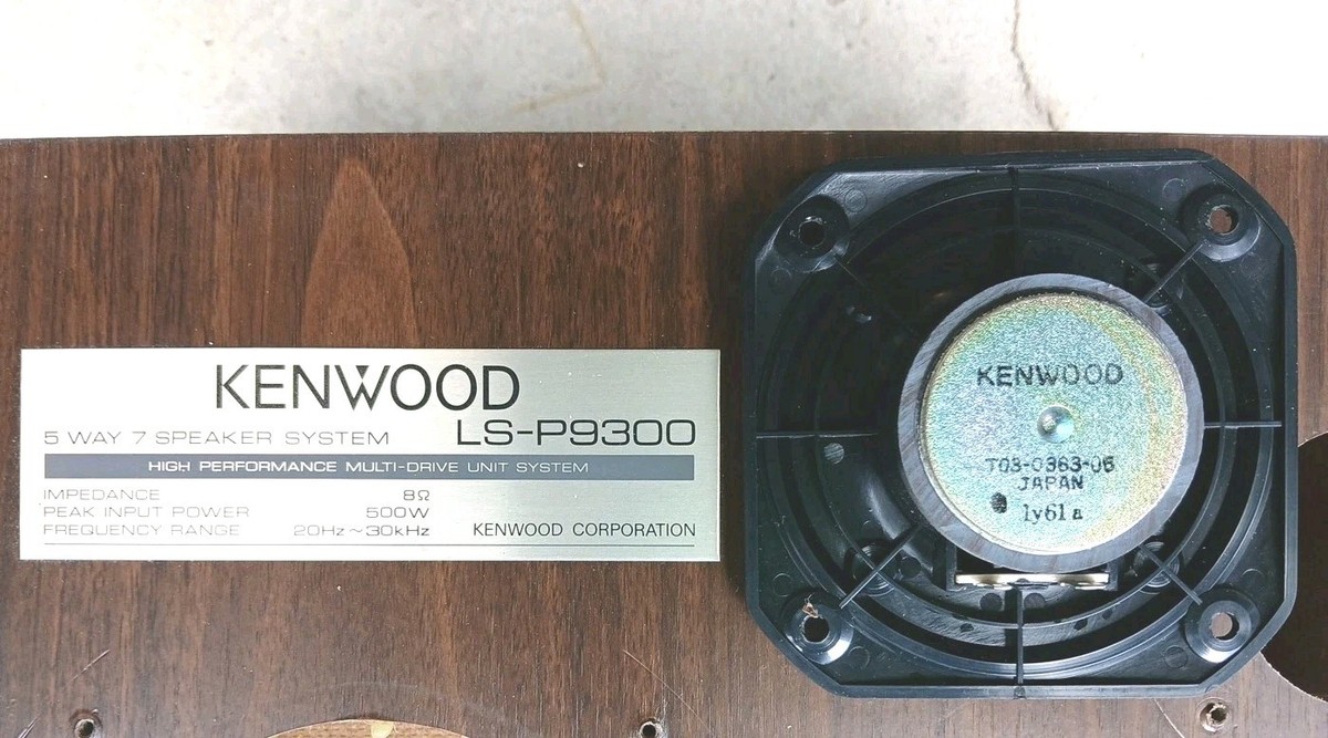 1 One Gold Tweeter From Kenwood LS-P9300 Speaker T03-0363-06 Trio