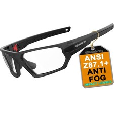 Q36 Ballistique ANSI Z87.1+ Lunettes de Tir Tactique pour Homme Anti Brouillard Transparent Le...