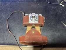 Kodak Black Silver Pony 135 Film Camera Vintage Accessories Brown Case Parts