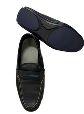 Paul Smith Jeans black leather loafers  MEN  SIZE: 12