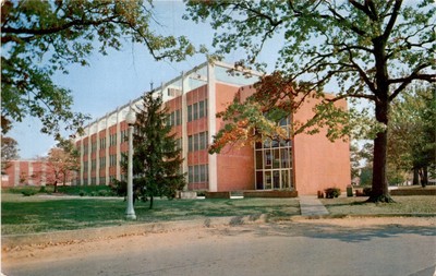KH-10, Minges Science Building, Lenoir Rhyne College, Hickory, Postcard