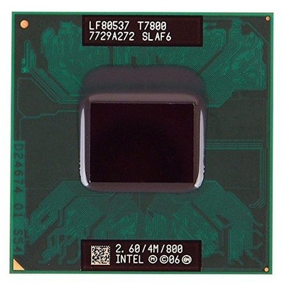   Core 2 Duo T7800 SLAF6 2.6GHz 4MB Dual Core Mobile CPU Processor Socket P #cv
