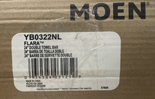 Moen YB0322NL Flara 24" Double Towel Bar - Polished Nickel READ 