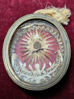 Relic Relic Relic St. John the Baptist Silver 19th Century Relic Reliquary DNJC