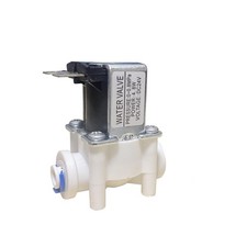 1/4" DC 24V Solenoid Valve N/C Normally Closed Water Inlet Flow Switch