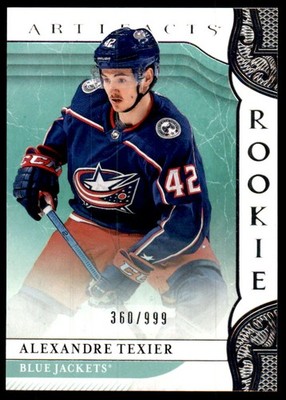 2019-20 Upper Deck Artifacts #171 Alexandre Texier #/999 Rookie