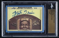 2018 Leaf History of Baseball Edition 31/60 Monte Irvin Cut Signature Auto n8a