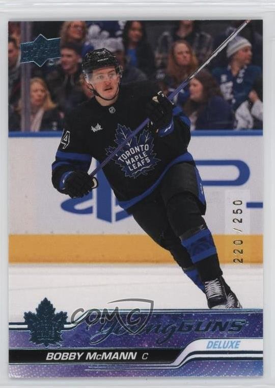 2023-24 Upper Deck Series 2 Young Guns Deluxe 220/250 Bobby McMann #479 6kx