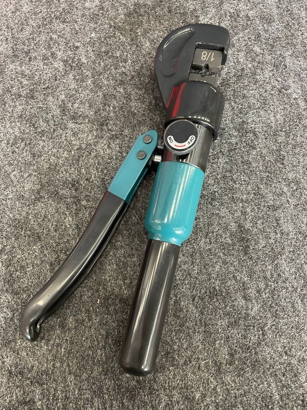 MUZATA YQK-70 Hydraulic Cable Crimper Tool for 1/8" Wire Rope Railing Swaging D