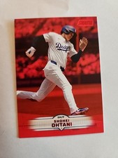 2025 Topps Stadium Club Red Shohei Ohtani #58 Los Angeles Dodgers 