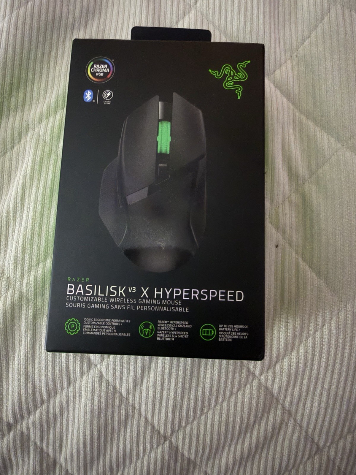 Razer Basilisk V3 X HyperSpeed Wireless Gaming Mouse Black R