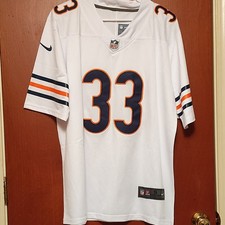 Nike Chicago Bears Johnson #33 White Jersey NFL Football Size S