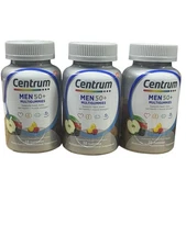 3 Pack Centrum Men Multigummies Multivitamin Multimineral Gummy - 38 GUMMIES