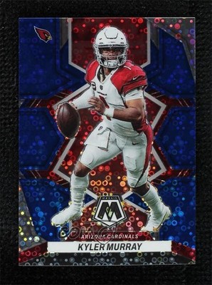 2022 Panini Mosaic No Huddle Blue Mosaic Prizm 4/75 Kyler Murray #1 1n09