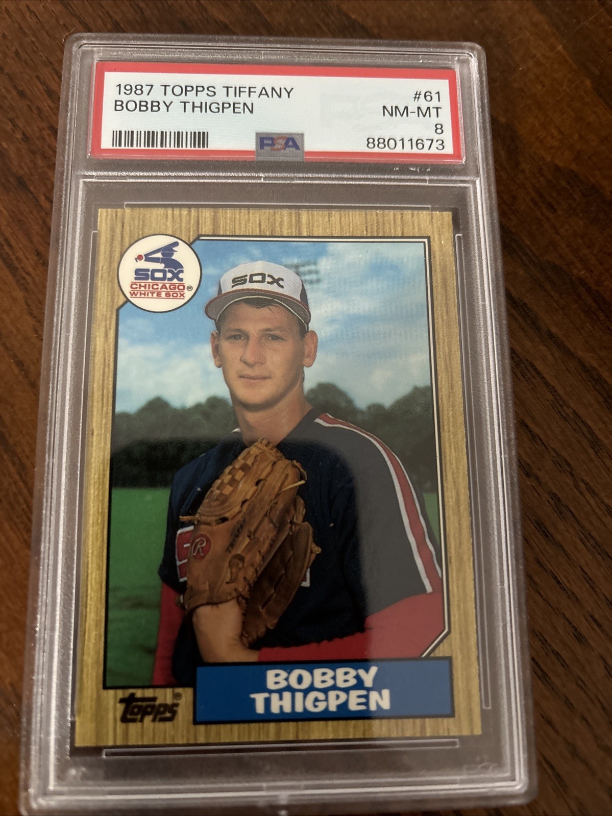 1987 Topps - Bobby Thigpen #61 Tiffany (RC)