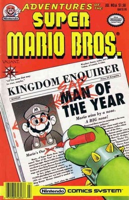 Adventures of the Super Mario Bros. #6 FN; Valiant | Nintendo - we combine shipp