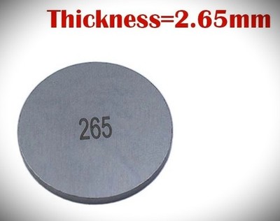 NEW 25mm Diameter Valve Shim - Thickness 2.65mm - Honda - Yamaha - Triumph 2.65