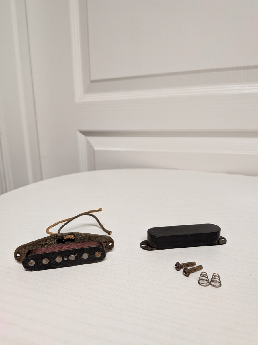 Vintage 1965 Fender Mustang Duo-Sonic Neck Pickup gray bottom w