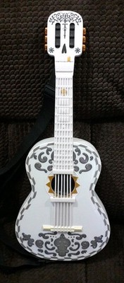 Disney Pixar COCO Guitar Interactive 8 Chord Sounds Lights Up With Guitar Strap