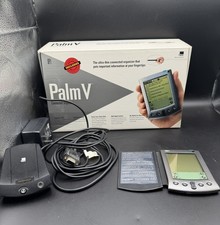 Palm V Connected Organizer PDA Handheld w/ Original Box Dock Charger Cables