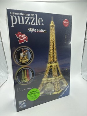 Ravensburger 3D Puzzle Eiffelturm 12579 Premium Night Edition NEU & OVP