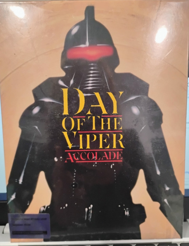Day of the Viper; Atari 520ST/1040ST/; NEW Complete in Box