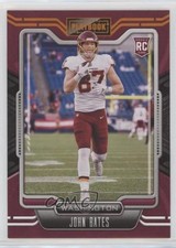 2021 Panini Playbook Rookie Orange John Bates #180 0y59