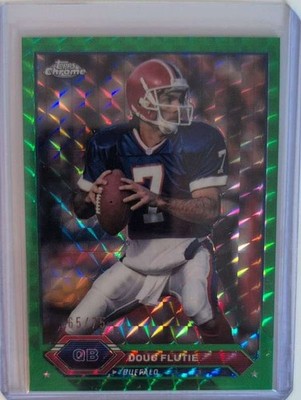 2024 Topps Chrome - Green Geometric Refractor #10 Doug Flutie #/75