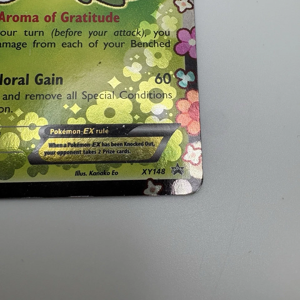 Pokémon TCG Shaymin EX Black Star Promo Card XY148 Holo MP - Image 3 of 4