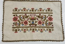 Vintage Traditional Hungarian Buzsaki Hand Embroidered Pillow Cover 58x40cms