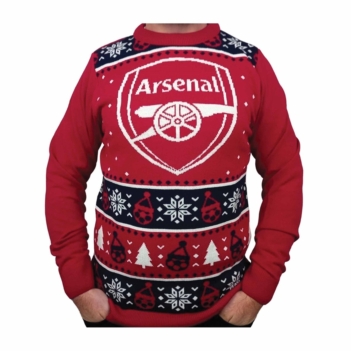 Arsenal FC Christmas Jumper XL, Clothing, Sports, Gift