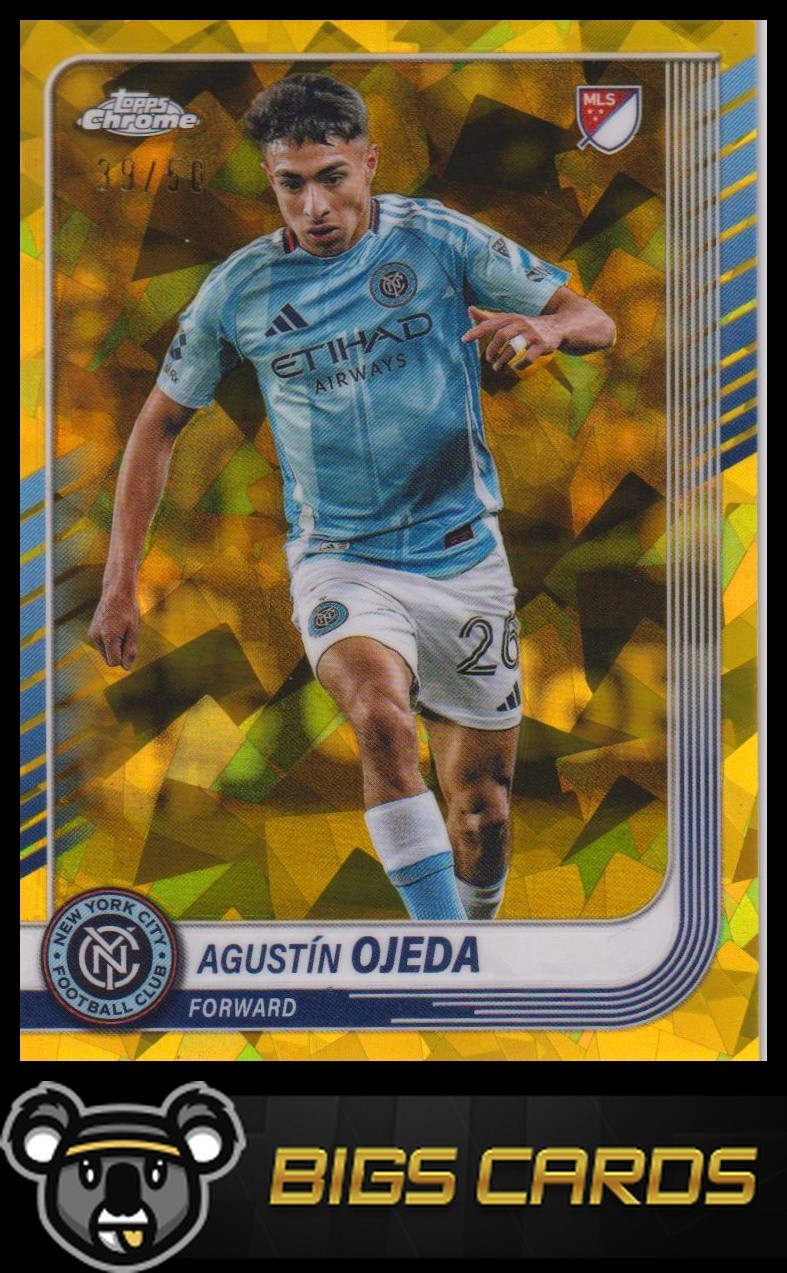 Agustín Ojeda 2025 Topps Chrome Sapphire Edition MLS #53 Gold Sapphire /50
