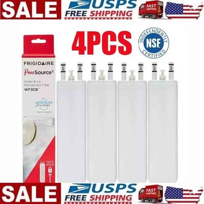 4 PACK For Frigidaire WF3CB Refrigerator PureSource 3 Water & Ice Filter NEW US