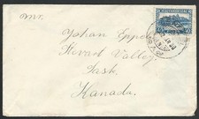 HUNGARY 1932 Cover Lengyel to Canada - Stewart Valley / Sask cds on rev....10438