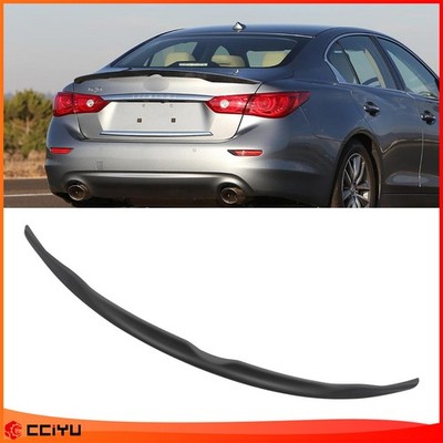 ABS Primered Black Stable SPOILER WING FITS INFINITI for Q50 14-20 S SPORT STYLE