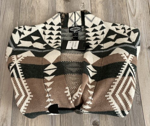 Oliver.O Womens Cardigan Aztec Print Anthropologie Western Southwest Large NWT - Picture 10 of 10