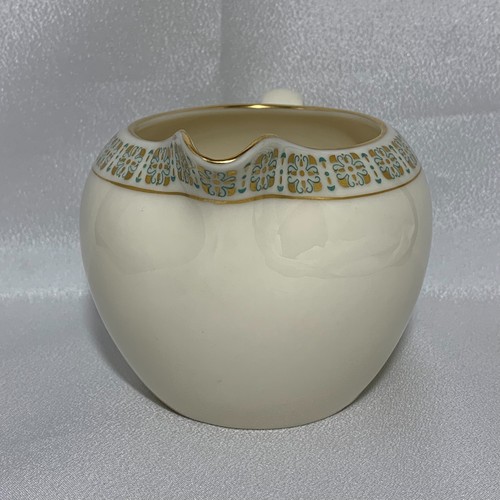 Lenox Rhythm Turquoise and Gold Sugar and Creamer NO LID - Picture 5 of 14