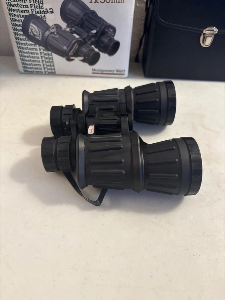 WESTERN FIELD BINOCILARS BAK-4 PRISMS 7X50 372FT AT 1000YDS FULLY COATED OPTICS - Image 4 of 4