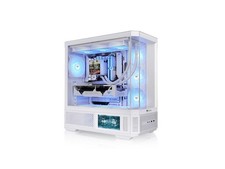 Thermaltake View 370 TG ARGB Snow Mid Tower Chassis ca-11n-00m6wn-00