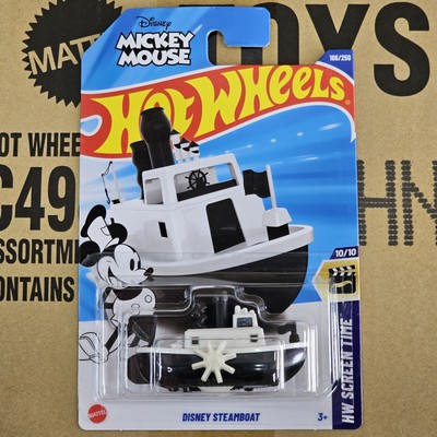 2025 HOT WHEELS MAINLINE CASE J DISNEY STEAMBOAT HW SCREEN TIME | eBay