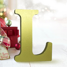 6 Inch Wood Letters Unfinished Wooden Letters for Wall Decor Decorative Standin