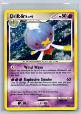 Drifblim DP34 Holo Promo Diamond and Pearl Promos Pokemon Moderately Played