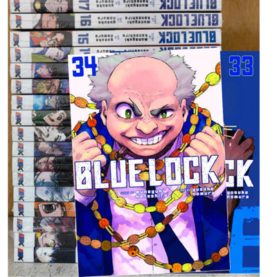 Blue Lock Manga NEW Set Volume 1-34 By Yusuke Nomura English Version Comic Book