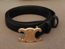 Celine Triomphe Belt Black 95cm (Like new)