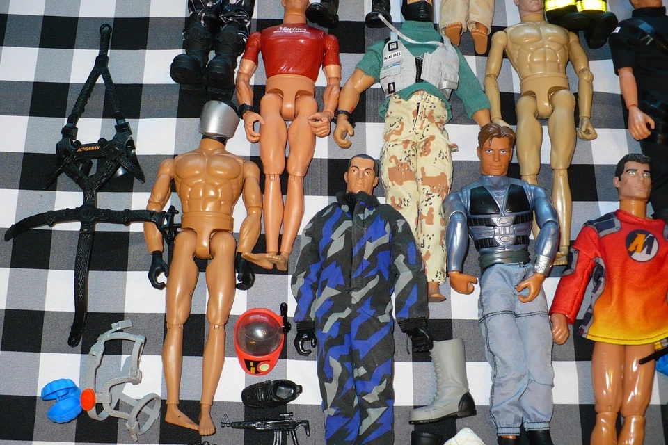 Boneco de ação Hasbro G.I.JOE GI Joe Action Man Max Steel 12" herói lote ENORME ~ 14 - Imagem 2 de 4