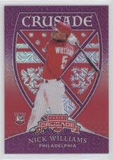 2018 Panini Chronicles Crusade Purple Mojo Prizm 54/99 Nick Williams #13 ni4